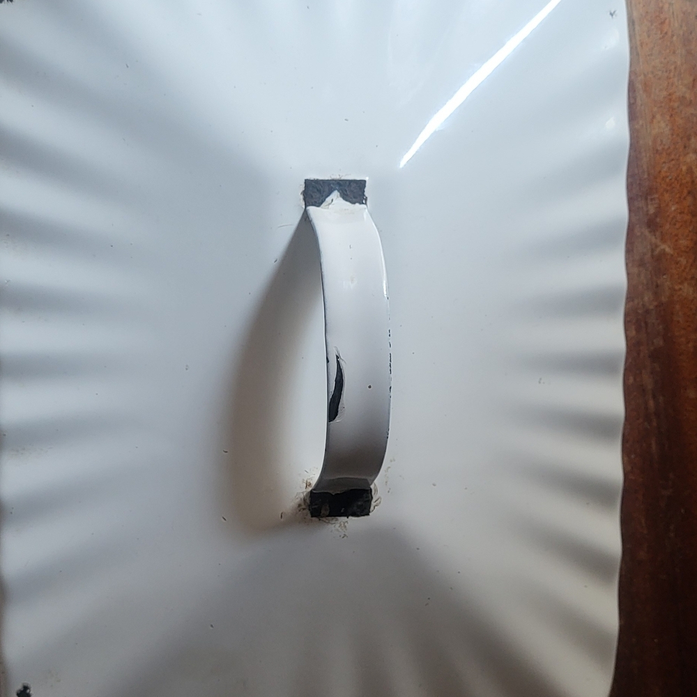 White Metal Bread Box - Picture 4 of 4